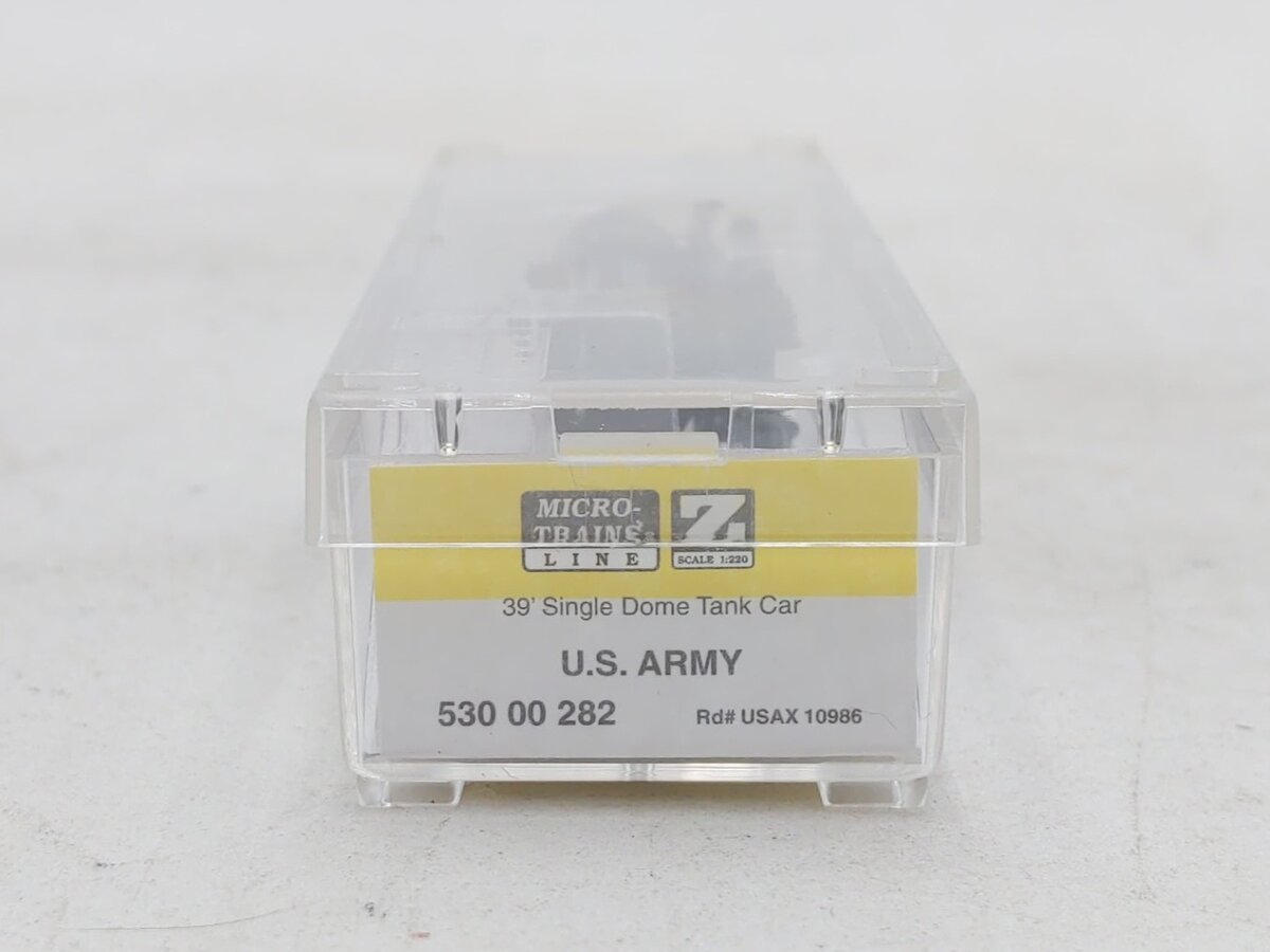 Micro-Trains 53000282 Z Scale U.S. Army 39' Single Dome Tank Car