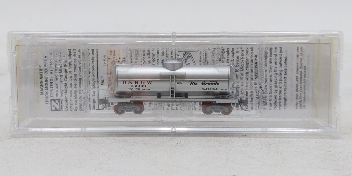 Micro Trains 53000472 Z D&RGW 39' Single Dome Tank Car #X-2906