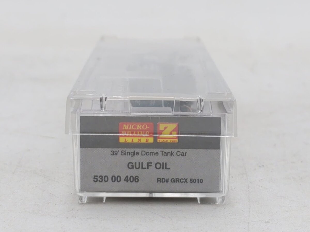 Micro-Trains 53000406 Z Gulf Oil GRCX 39' Single Dome Tank Car #5010
