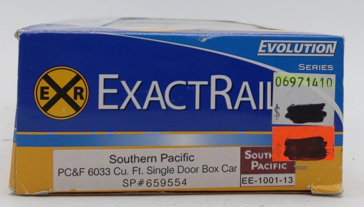 ExactRail EE-1001-13 HO SP PC&F 6033 Cu.Ft. Single Door Boxcar #659554