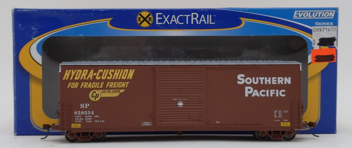 ExactRail EE-1001-13 HO SP PC&F 6033 Cu.Ft. Single Door Boxcar #659554