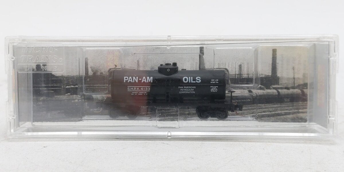 Micro-Trains 53000408 Pan American Petroleum 40' Single-Dome Tank Car #4133