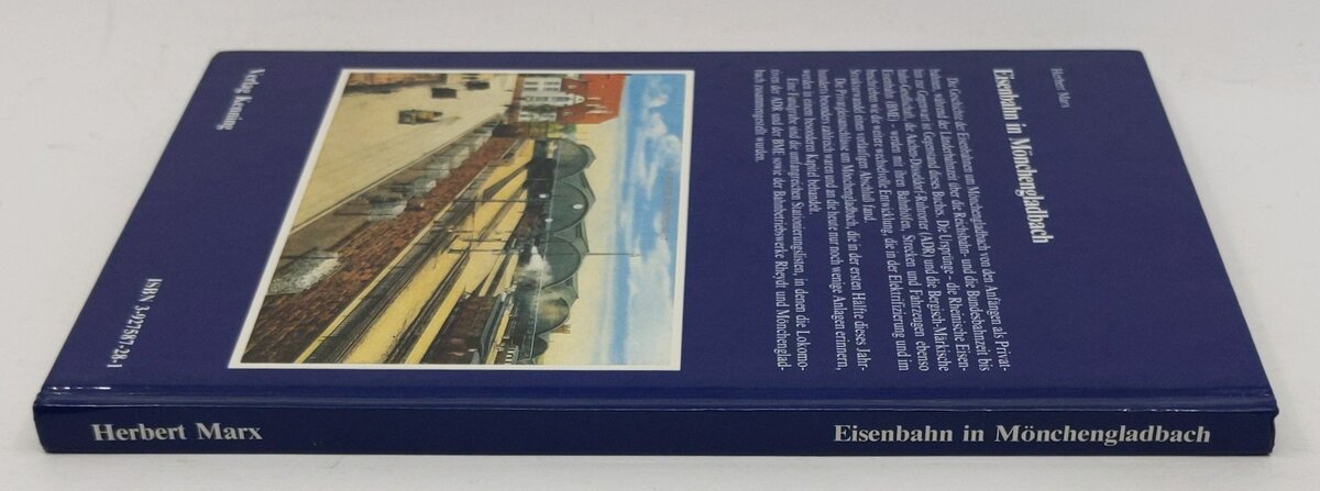 Eisenbahn in Mönchengladbach Hardcover Book By Herbert Marx LN