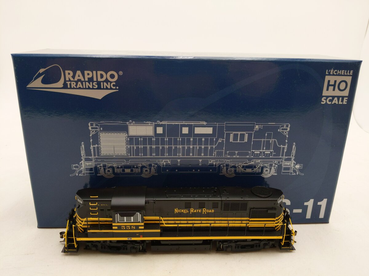 Rapido Trains 031576 HO NKP RS-11 Diesel Locomotive with DCC/Sound #558