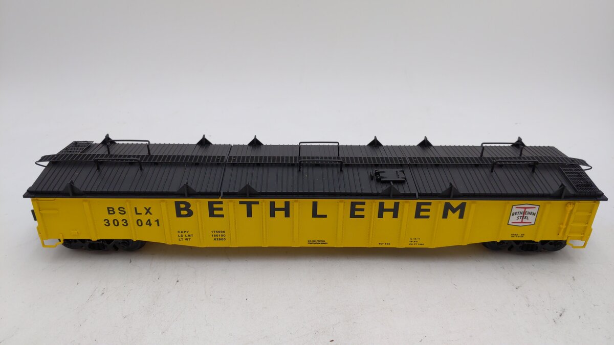 Lionel 2126022 O Bethlehem Steel PS-5 Covered Gondola with Covers #303041