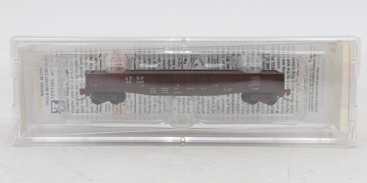 Micro-Trains 52200231 Z ATSF 50' Fishbelly Sides Gondola w/Load #75043