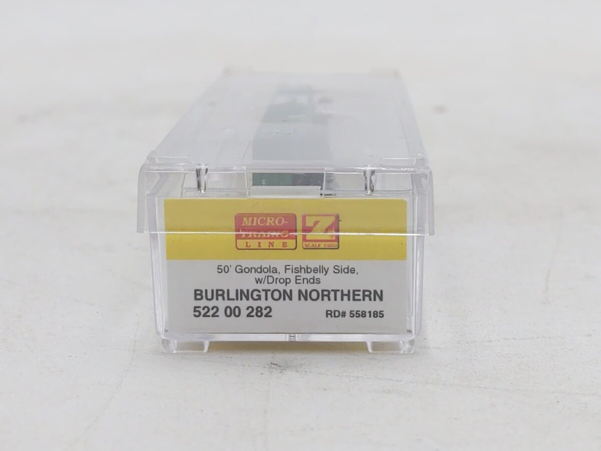 Micro-Trains 52200282 Z Burlington Northern 50' Gondola #558185