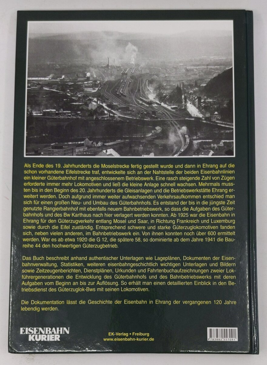 Eisenbahn in Ehrang Hardcover Book By Martin Kreckler, Wolfgang Kreckler LN