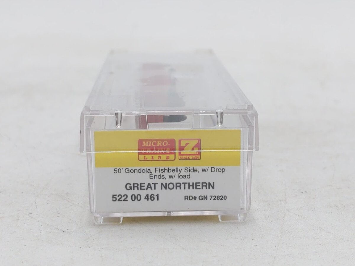 Micro-Trains 52200461 Z GN 50' Fishbelly Sides & Drop-Ends Gondola #72820