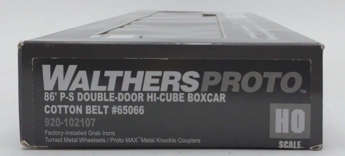 Walthers 920-102107 HO Cotton Belt SSW 86' P-S DD Hi-Cube Boxcar #65066