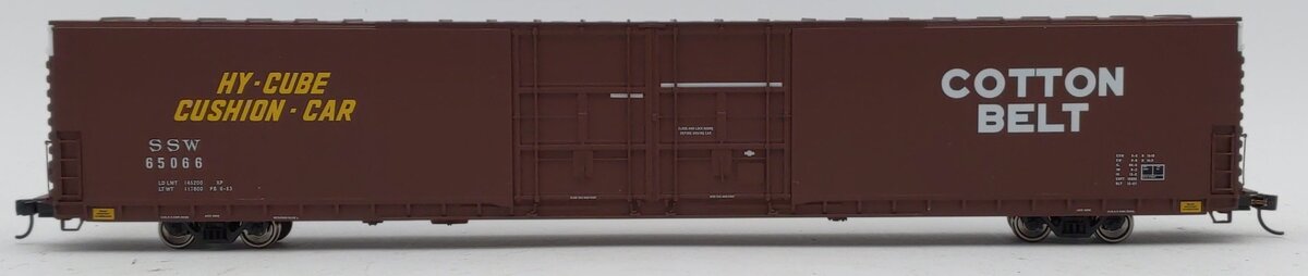 Walthers 920-102107 HO Cotton Belt SSW 86' P-S DD Hi-Cube Boxcar #65066