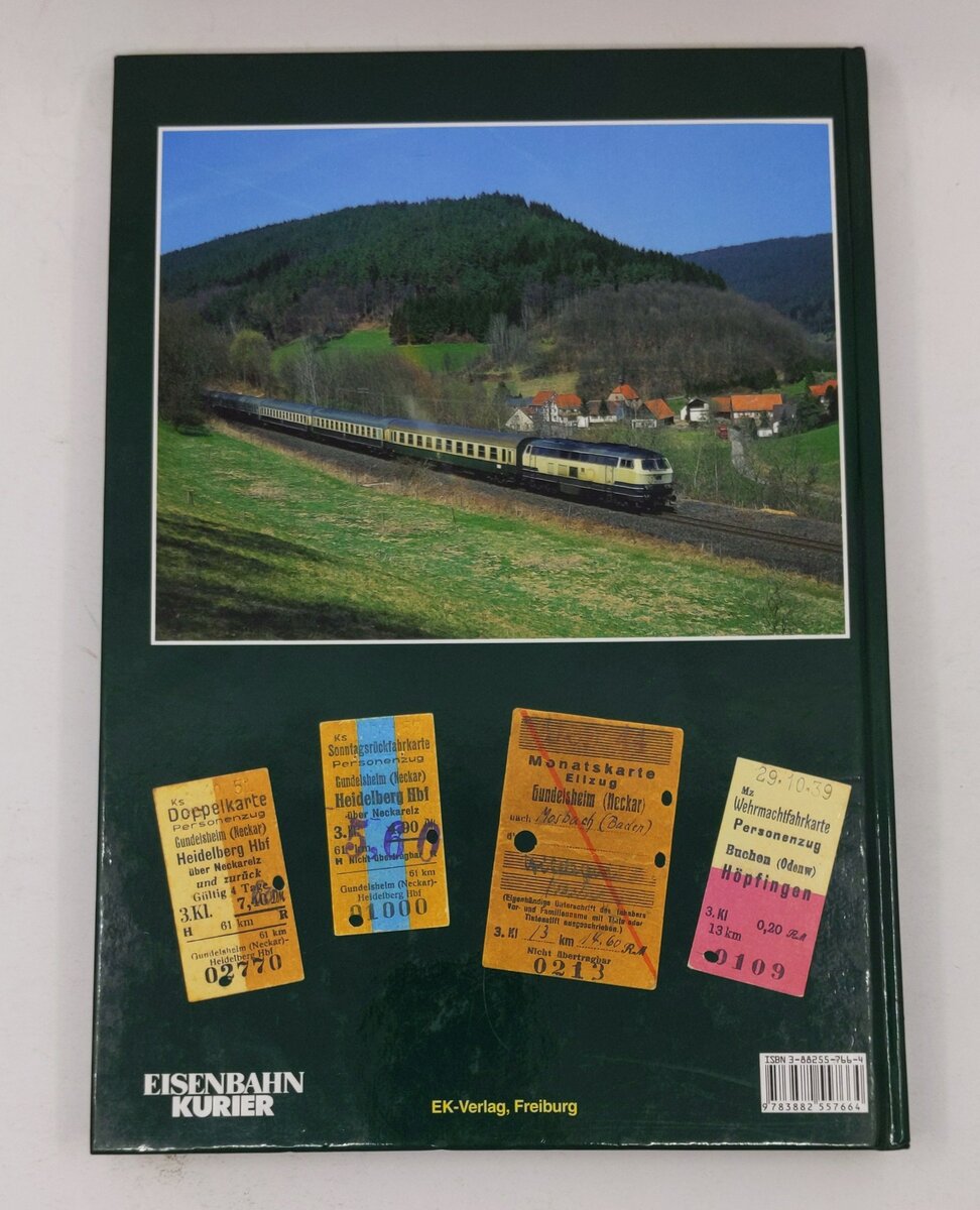 Eisenbahnen zwischen Neckar, Tauber und Main, Bd.1 Hardcover Book Hans W Scharf EX