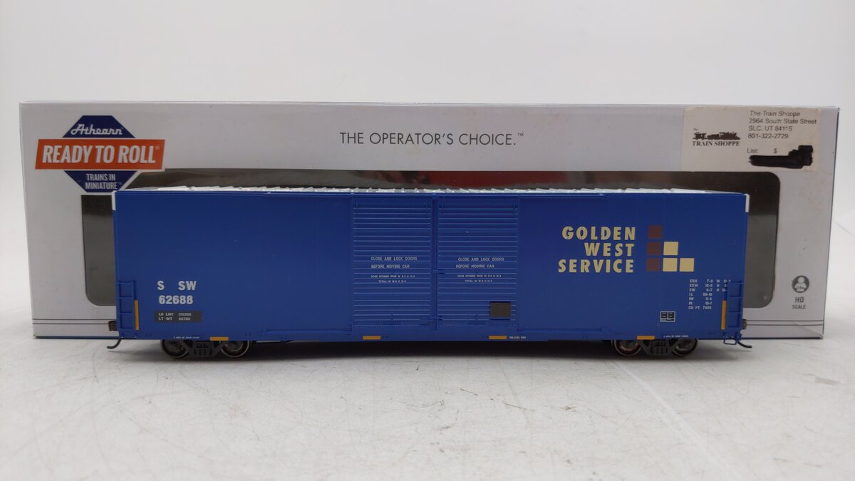 Athearn 87179 HO SSW/Ex-GWS FMC 60' DD Hi-Cube Smooth Box #62688