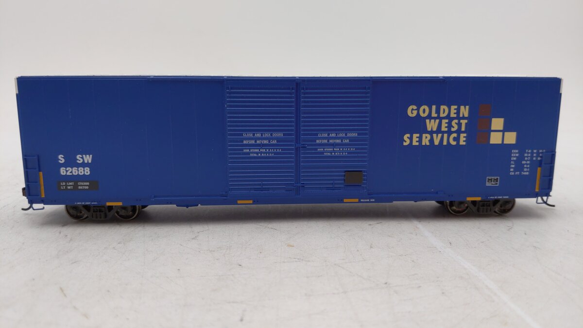 Athearn 87179 HO SSW/Ex-GWS FMC 60' DD Hi-Cube Smooth Box #62688