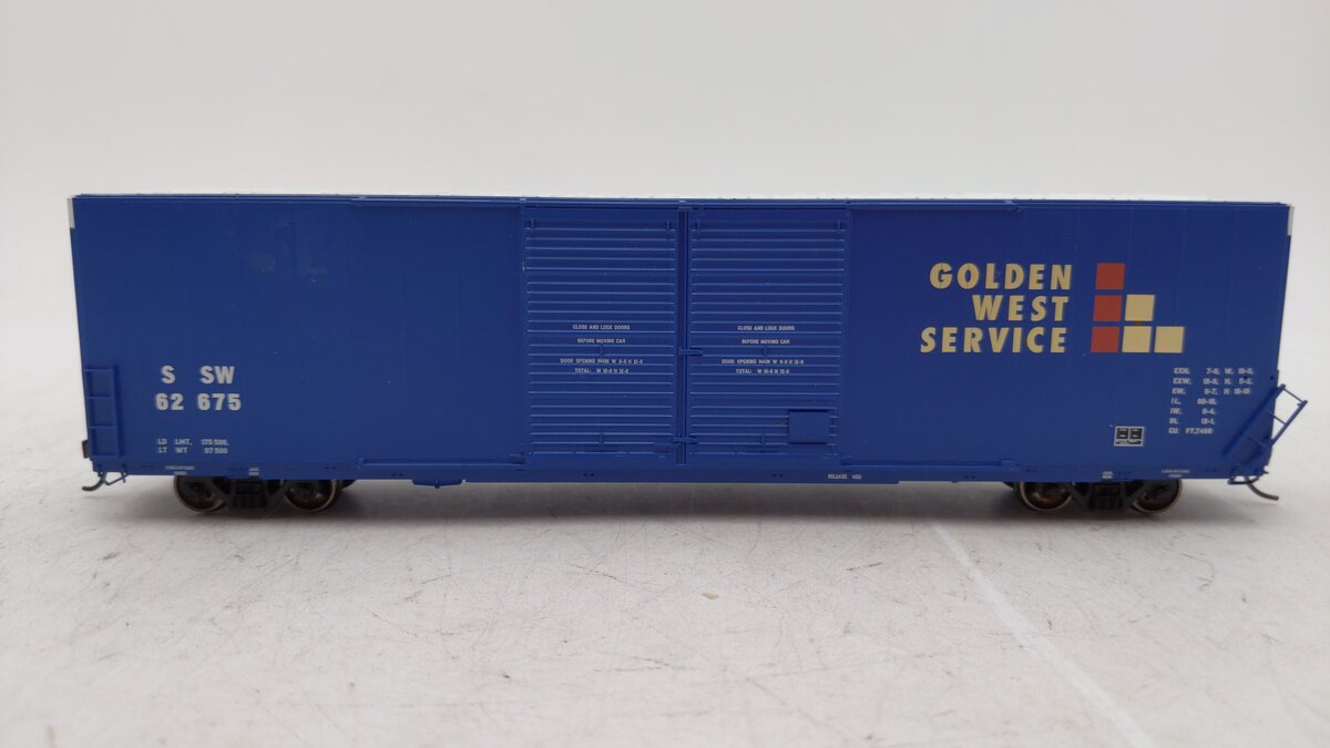 Athearn 90519 HO SSW/Golden West Service FMC 60' DD/SS Hi-Cube RTR Boxcar #62675