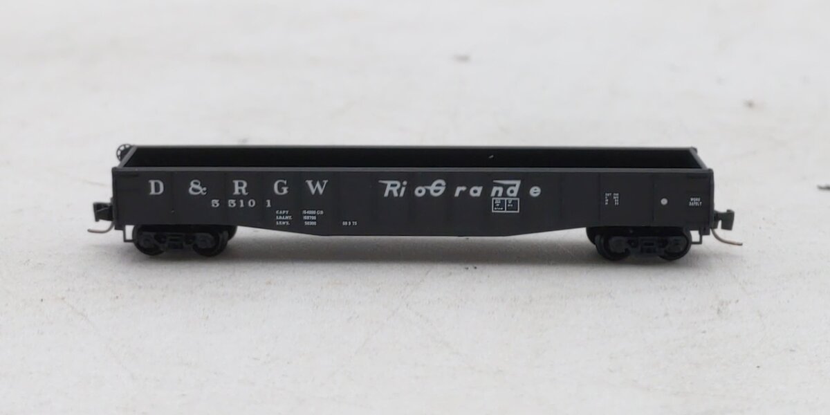 Micro-Trains 52200312 Z Denver and Rio Grande Western 50' Gondola #55101