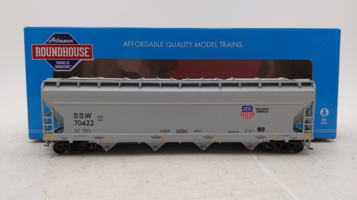 Roundhouse 15214 HO SSW/UP Logo ACF Centerflow Hopper #70422