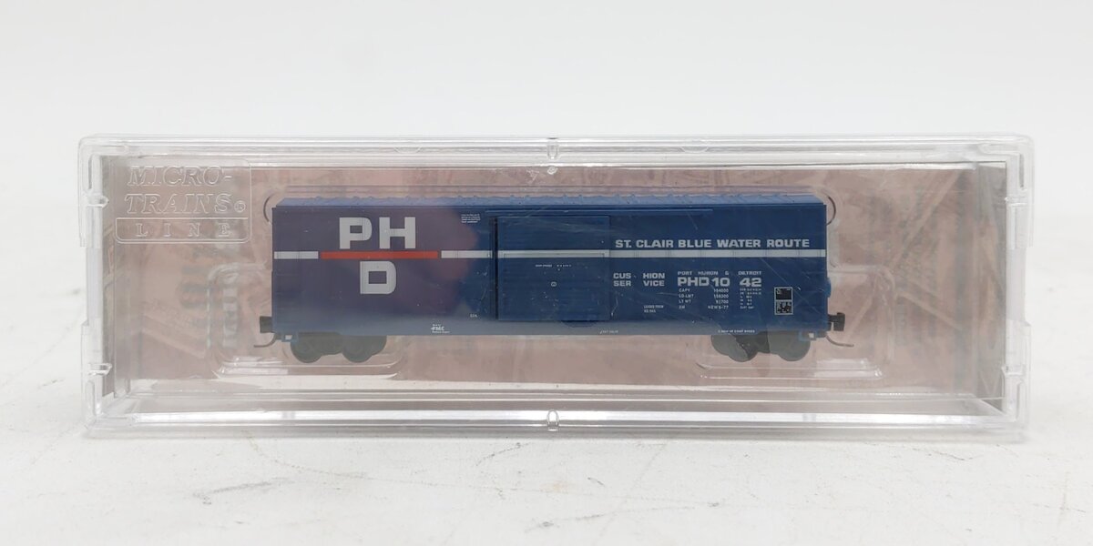 Micro-Trains 51000400 Z Port Huron & Detroit 50' Rib Side Box Car #1042