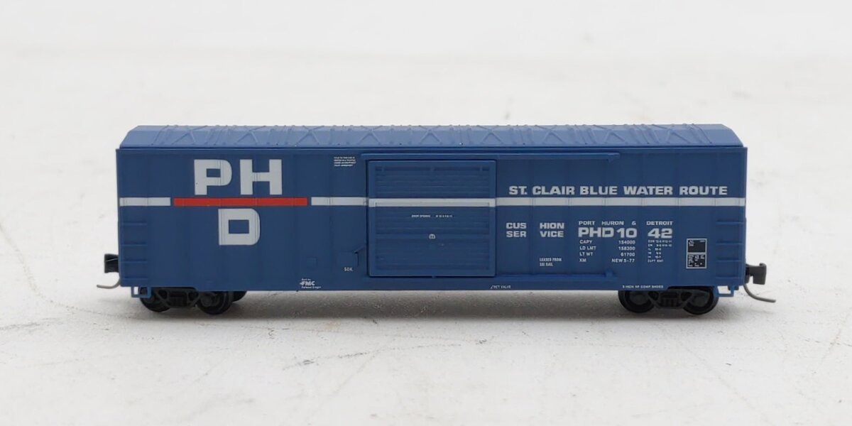 Micro-Trains 51000400 Z Port Huron & Detroit 50' Rib Side Box Car #1042