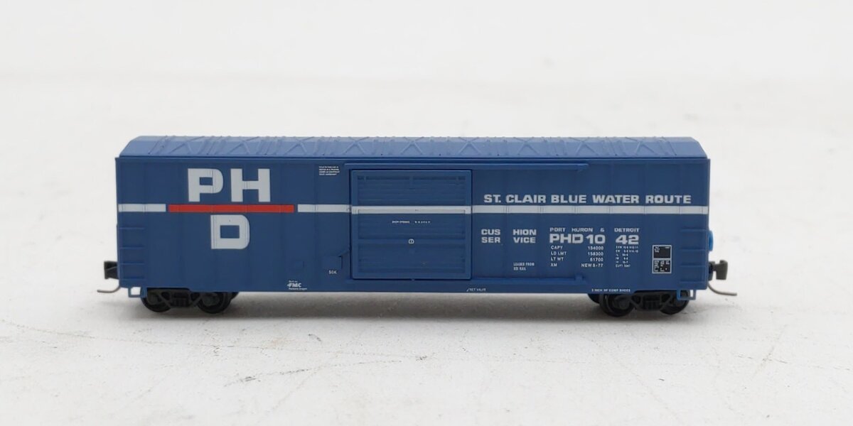 Micro-Trains 51000400 Z Port Huron & Detroit 50' Rib Side Box Car #1042