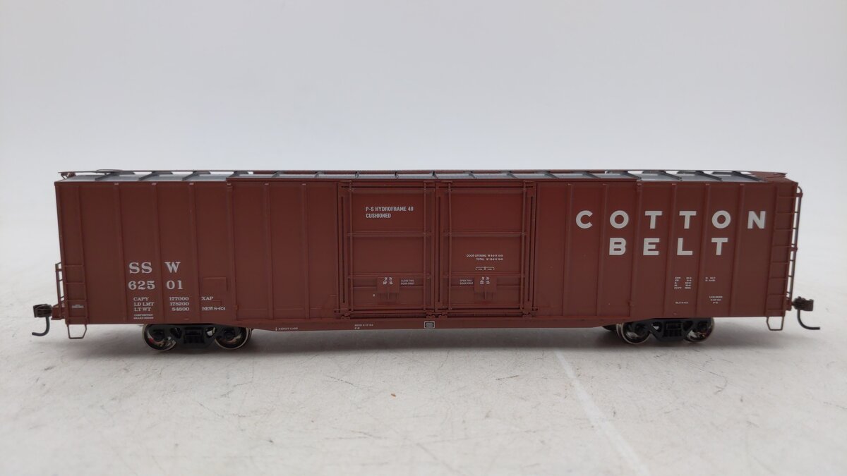 Athearn 89211 HO Scale Cotton Belt 60' PS Auto Parts Boxcar #62501
