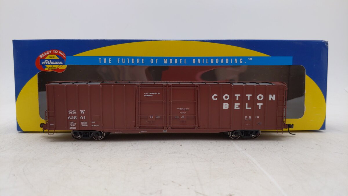 Athearn 89211 HO Scale Cotton Belt 60' PS Auto Parts Boxcar #62501