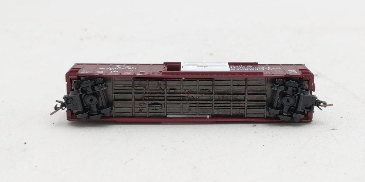 Micro-Trains 51000390 Z Bath & Hammondsport Railway 50' Rib Side Box Car #25105