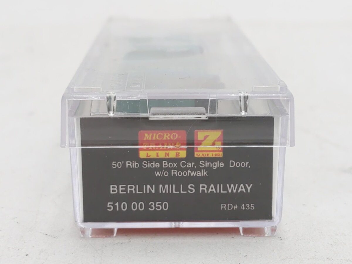 Micro Trains 51000350 Z Berlin Mills 50' Rib Side Box Car #435
