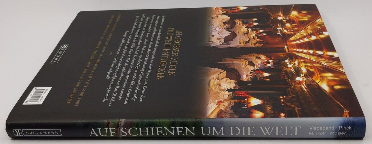Auf Schienen um die Welt Hardcover Book By Klaus Viedebantt EX