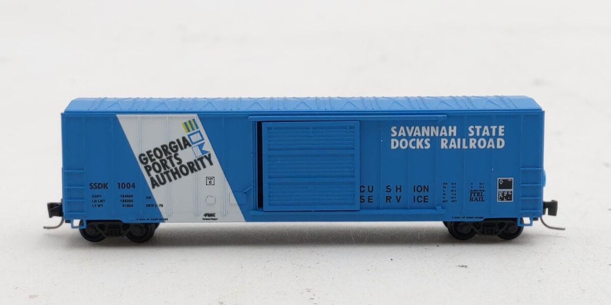 Micro Trains 51000360 Z Savannah State Docks 50' Rib Side Boxcar #1004