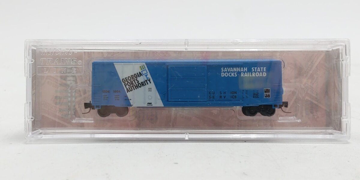 Micro Trains 51000360 Z Savannah State Docks 50' Rib Side Boxcar #1004