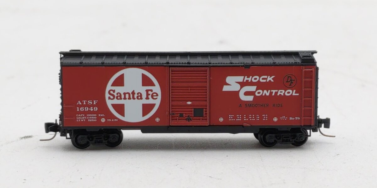 Micro-Trains 50000047 Z Atchison Topeka Santa Fe 40' Standard Boxcar #16949