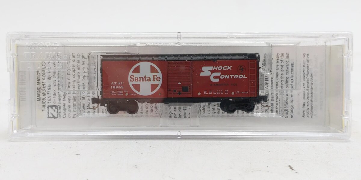 Micro-Trains 50000047 Z Atchison Topeka Santa Fe 40' Standard Boxcar #16949