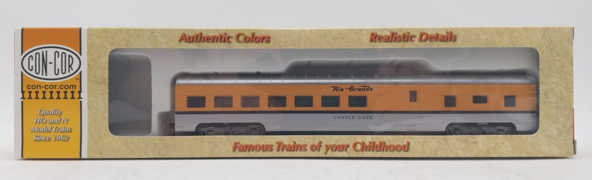 Con-Cor 0001-01000A HO Scale DRGW "Castle Gate" 72' Diner Car