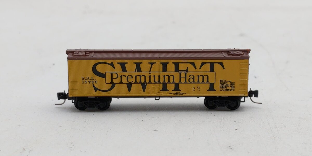 Micro-Trains 51800582 Z Swift Refrigerator Line 40’ Wood Reefers #18792