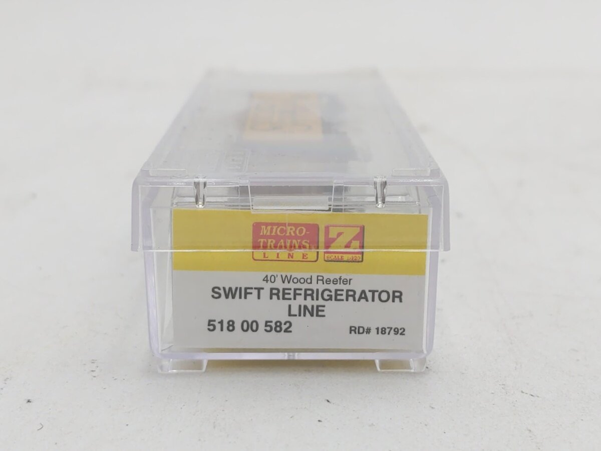 Micro-Trains 51800582 Z Swift Refrigerator Line 40’ Wood Reefers #18792
