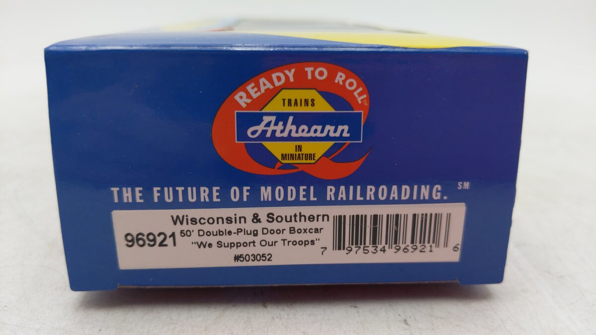 Athearn 96921 HO Wisconsin & Southern 50' Double Door Plug Boxcar #503052