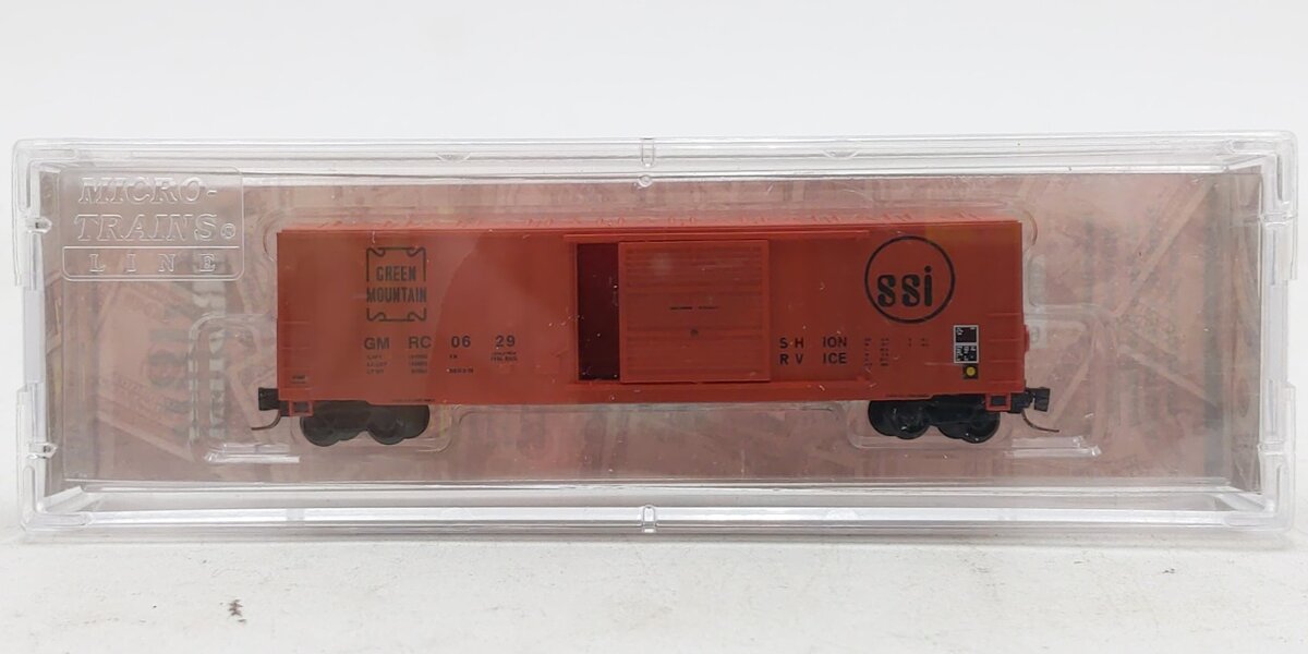 Micro Trains 51000380 Z Green Mountain 50' Rib Side Box Car #0629
