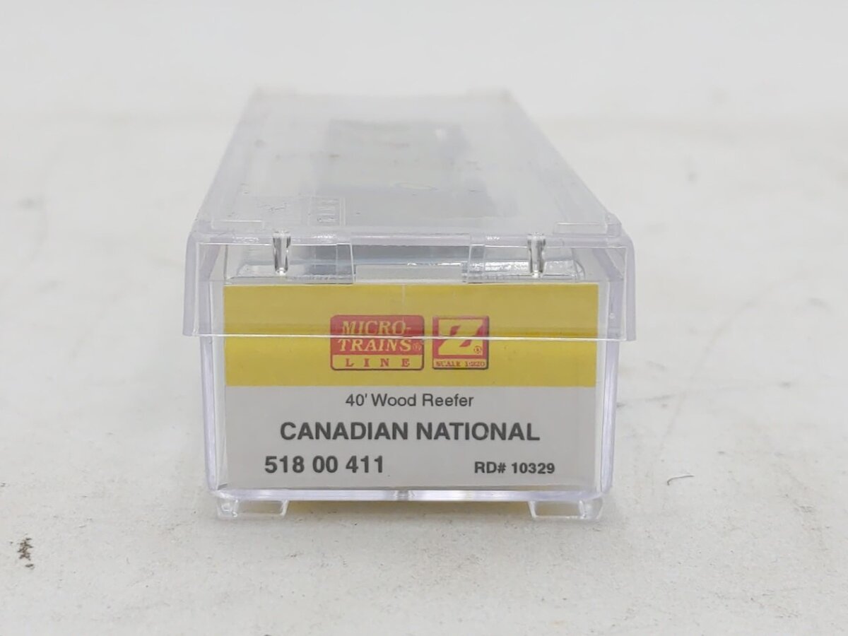 Micro Trains 51800411 Z Canadian National 40' Wood Reefer #10329