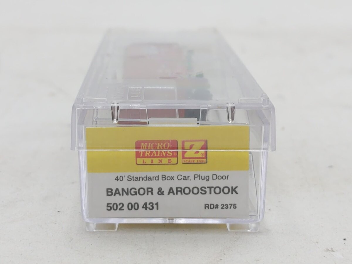 Micro-Trains 50200431 Z Bangor & Aroostook 40' Plug Door Boxcar #2375
