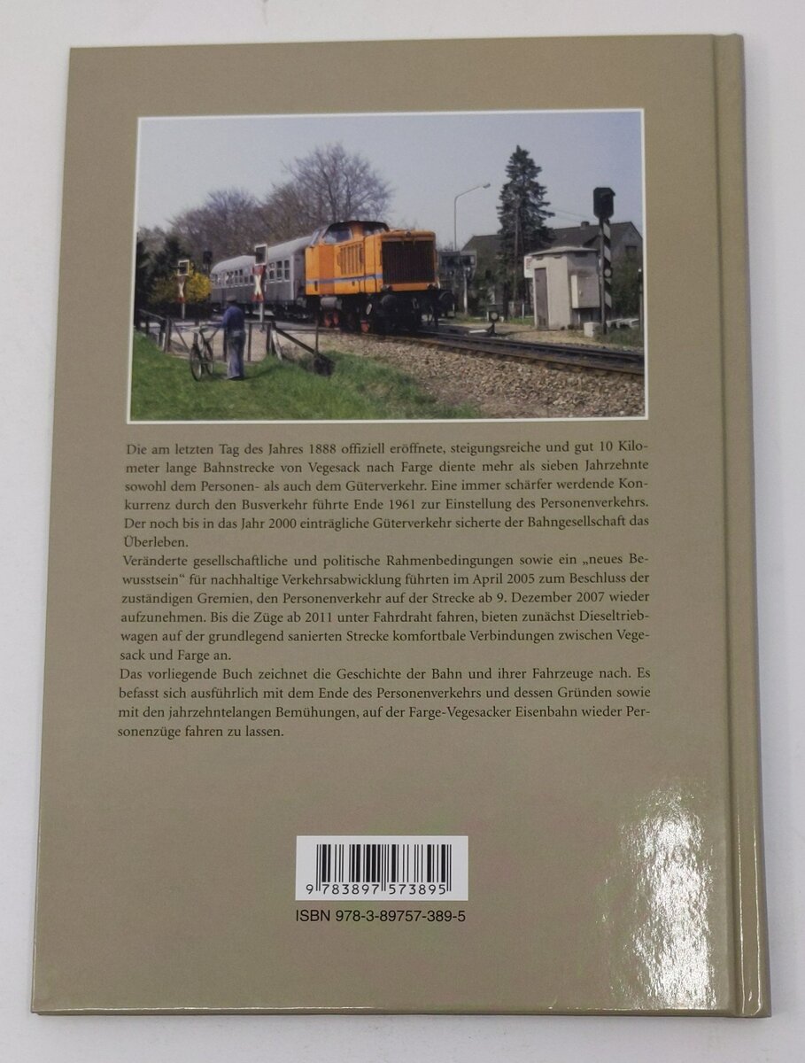 Die Farge-Vegesacker Eisenbahn Hardcover Book By Andreas Mausolf LN