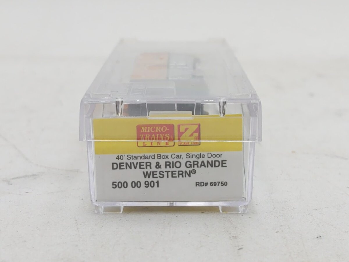 Micro-Trains 50000901 Z Denver and Rio Grande Western 40' Boxcar #69750 NIB
