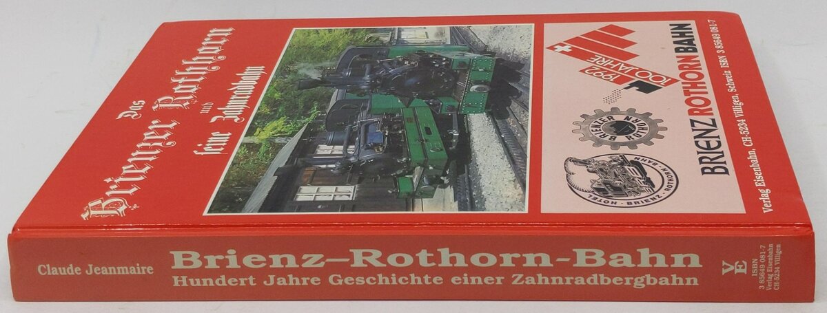 Brienz-Rothorn-Bahn Hardcover Book By claude-jeanmaire EX
