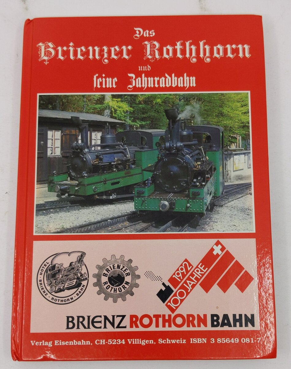 Brienz-Rothorn-Bahn Hardcover Book By claude-jeanmaire EX