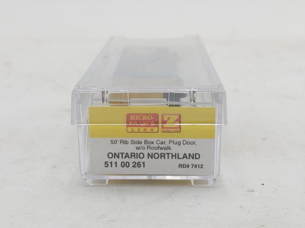 Micro-Trains 51100261 Z Ontario Northland 50' Boxcar #7412