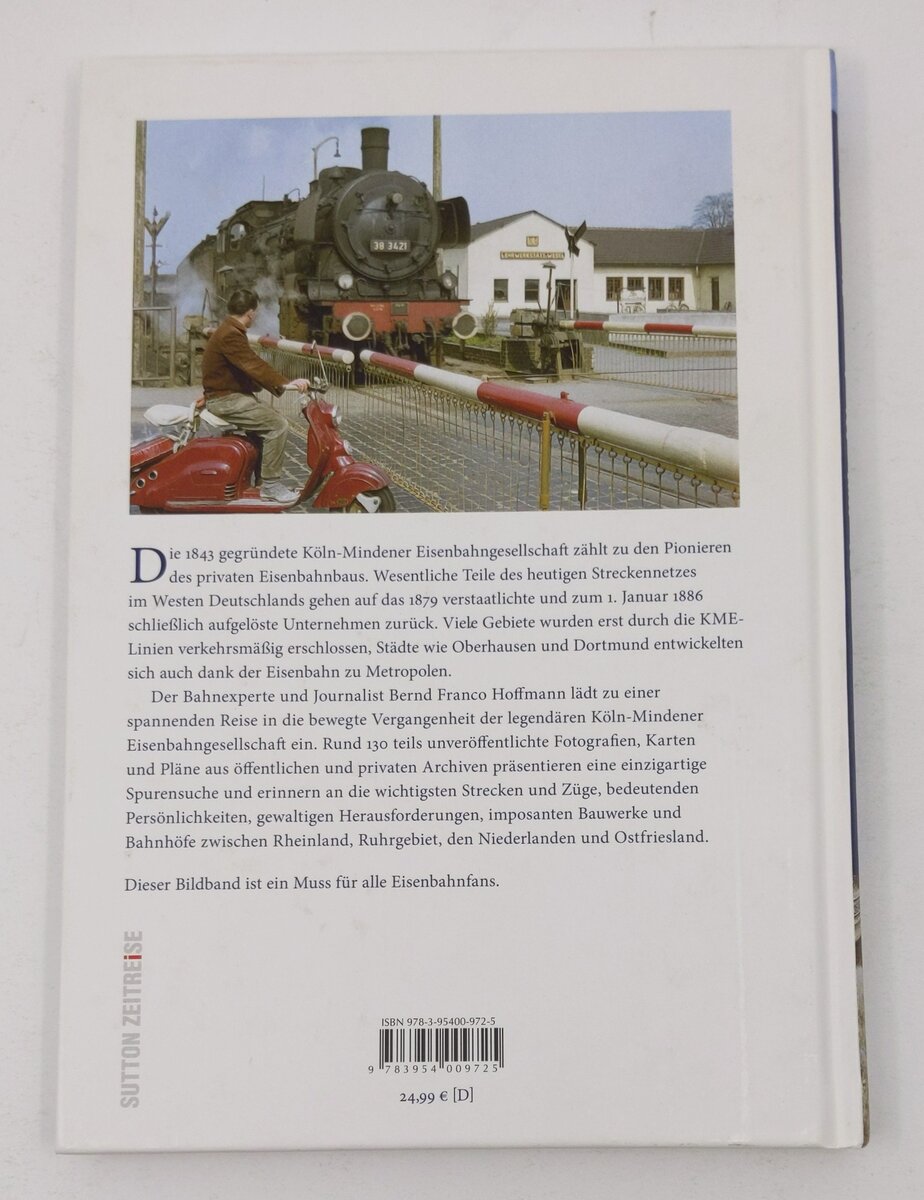 Die Köln-Mindener Eisenbahn Hardcover Book By Bernd Franco Hoffmann LN