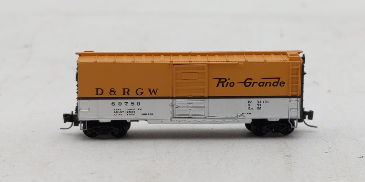 Micro-Trains 50000902 Z Denver and Rio Grande Western 40' Boxcar #69789
