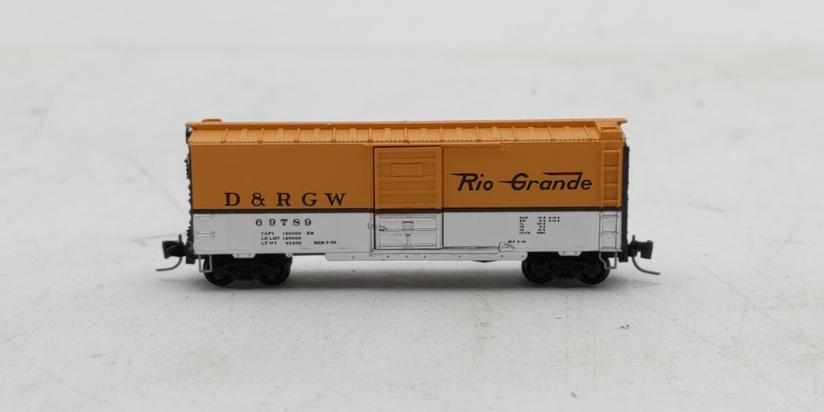 Micro-Trains 50000902 Z Denver and Rio Grande Western 40' Boxcar #69789