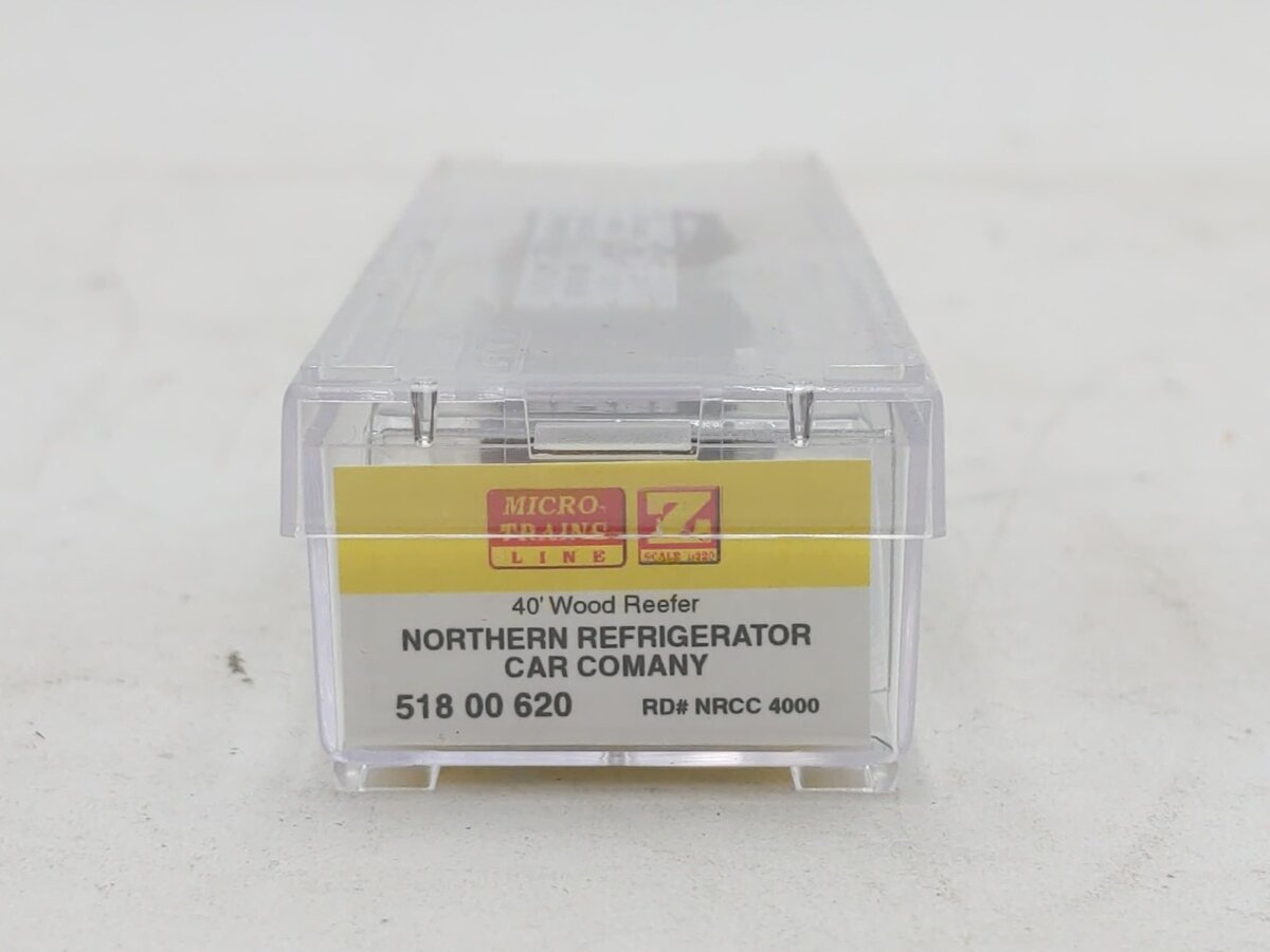 Micro-Trains 51800620 Z NRCC 40’ Double-Sheathed Wood Reefers #4000