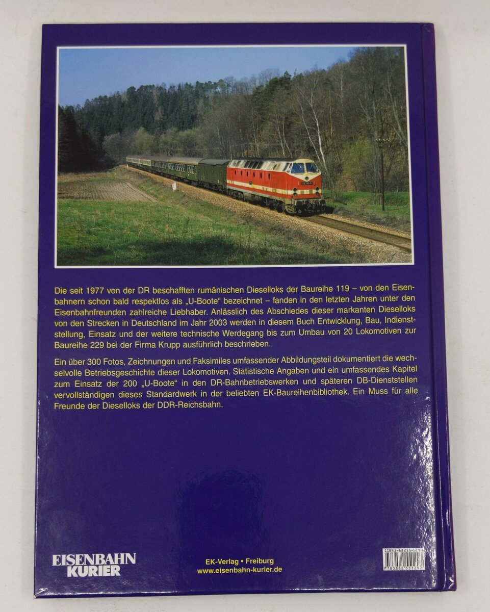 Die Baureihen 119, 219 und 229 Hardcover Book By Andreas Stange LN